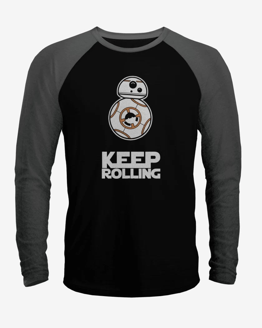 Polera Raglan Keep Rolling