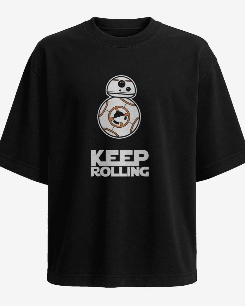 Polera Oversize Keep Rolling