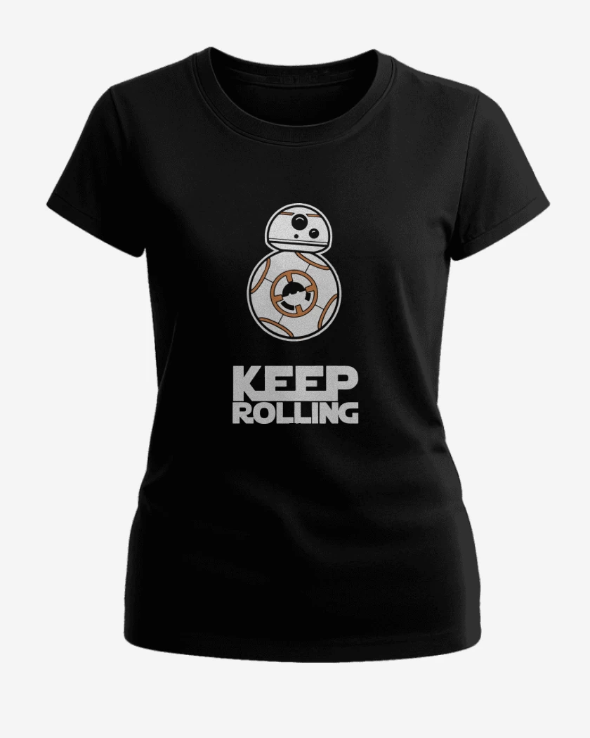 Polera de Mujer Negro de Keep Rolling