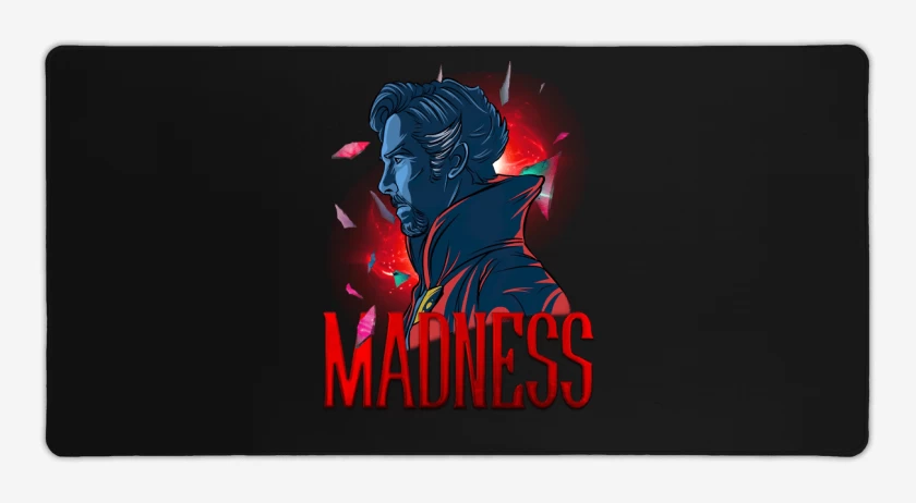 Mouse pad Gamer Negro de Madness