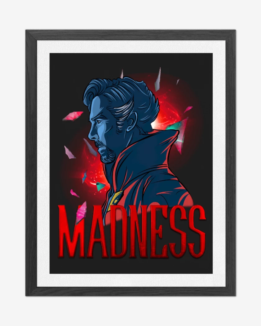 Cuadro decorativo Negro de Madness