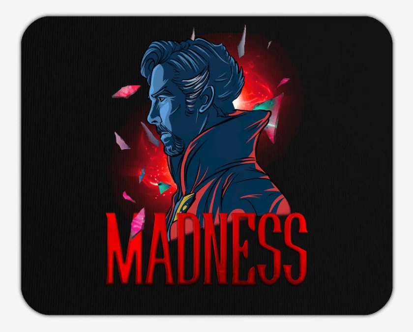 Mousepad Negro de Madness