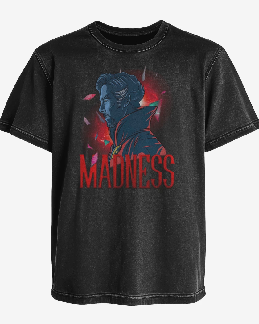 Polera desgastada Madness