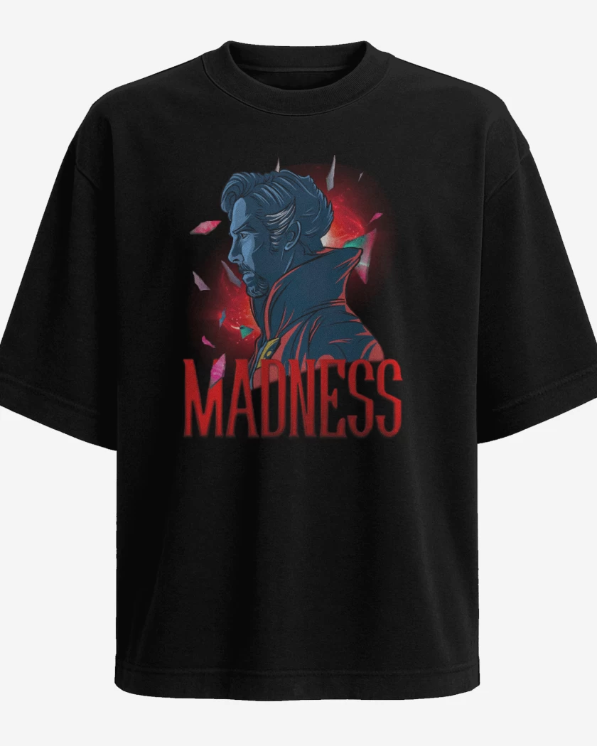 Polera Oversize Negro de Madness