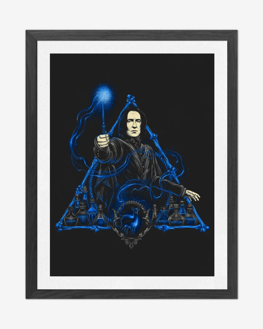 Cuadro decorativo Negro de Severus Snape