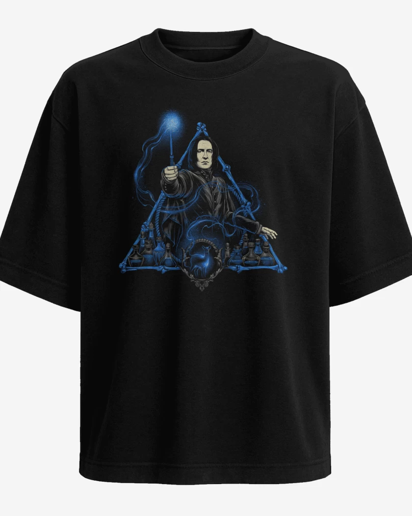 Polera Oversize Negro de Severus Snape