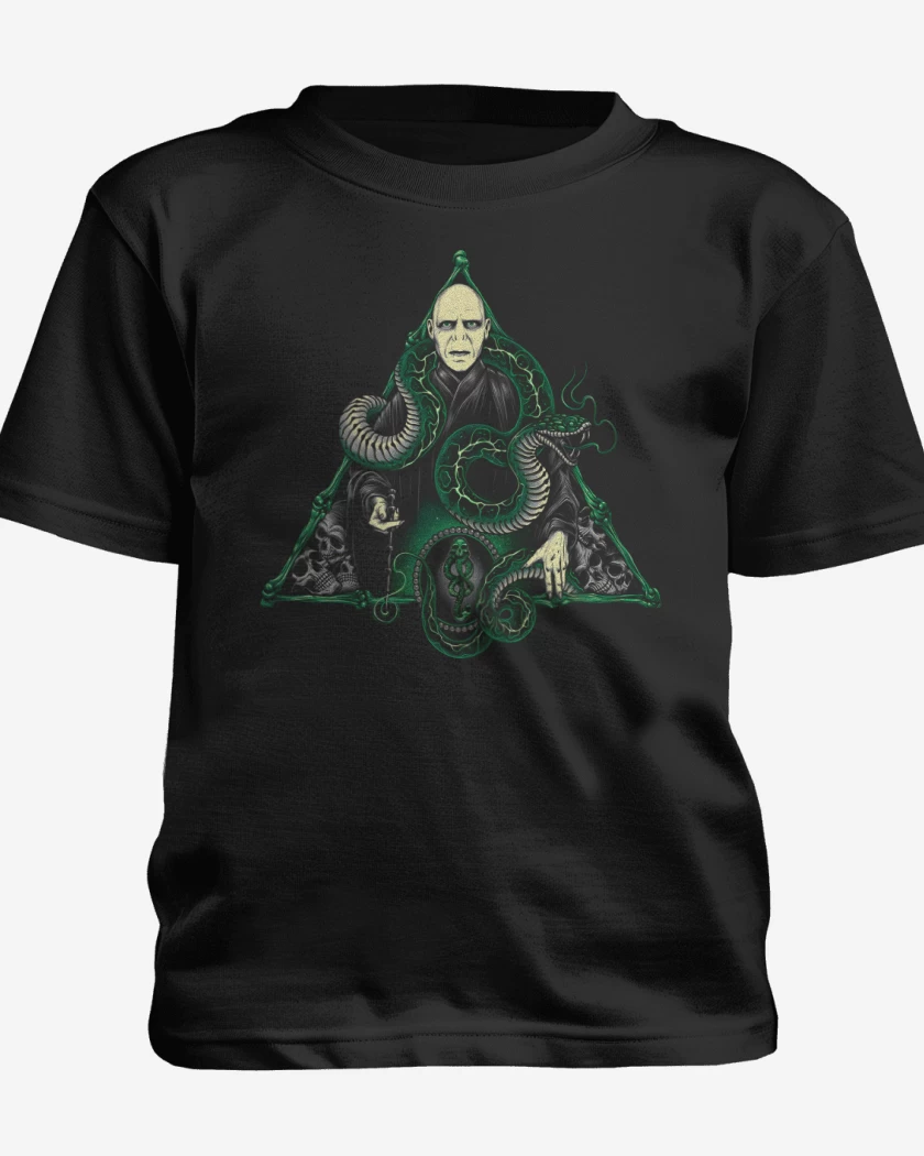 Polera de niño Negro de Lord Voldemort
