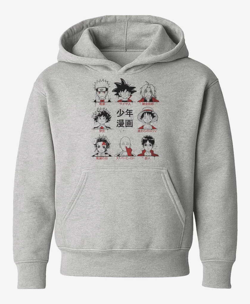 Poleron de niño Gris Melange de Shonen