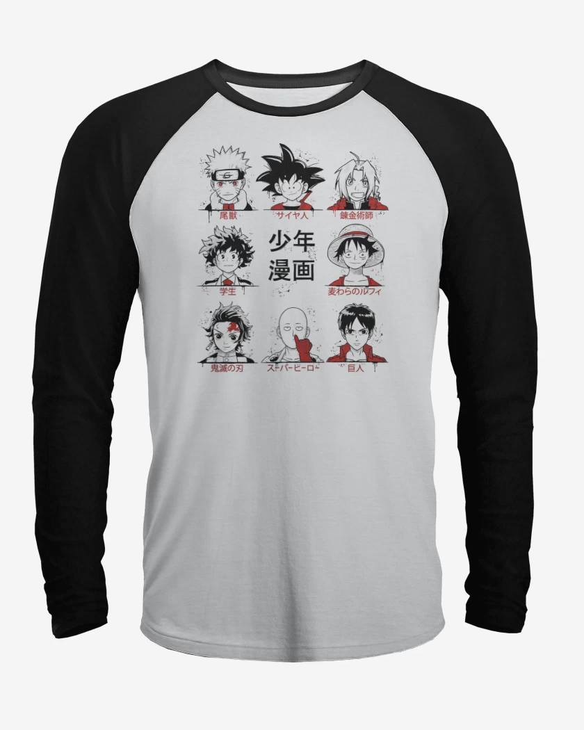 Polera Raglan Shonen