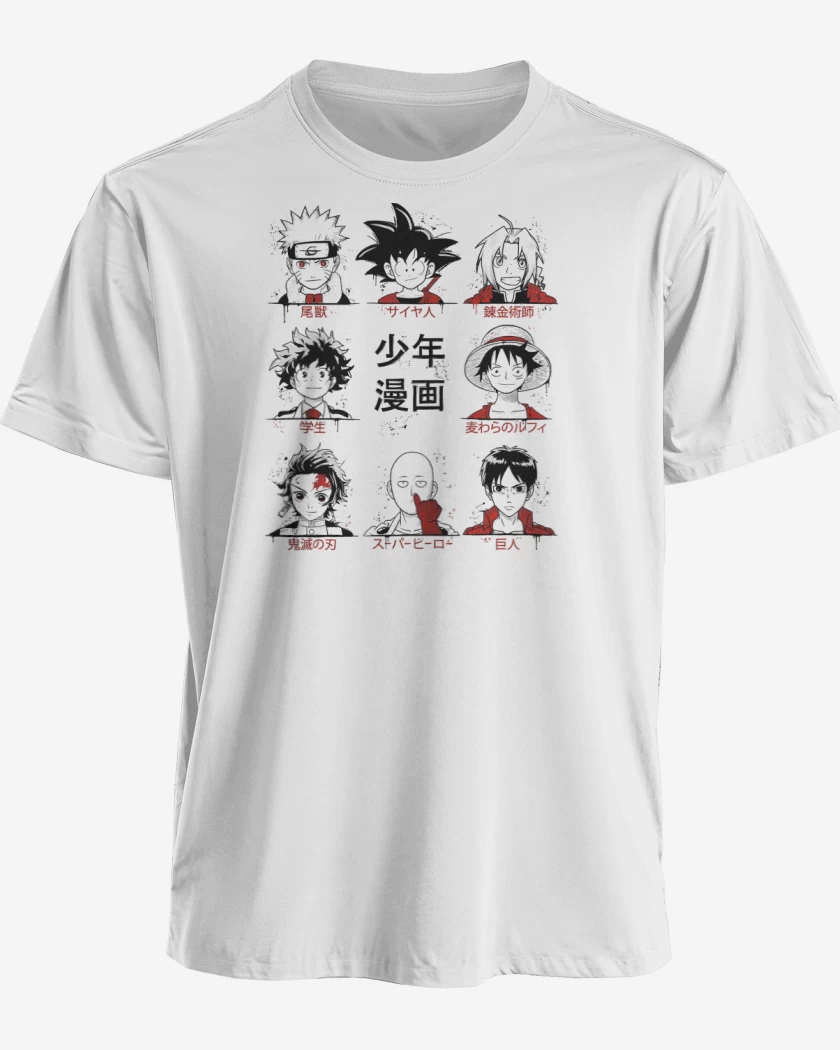 Polera premium Blanco de Shonen