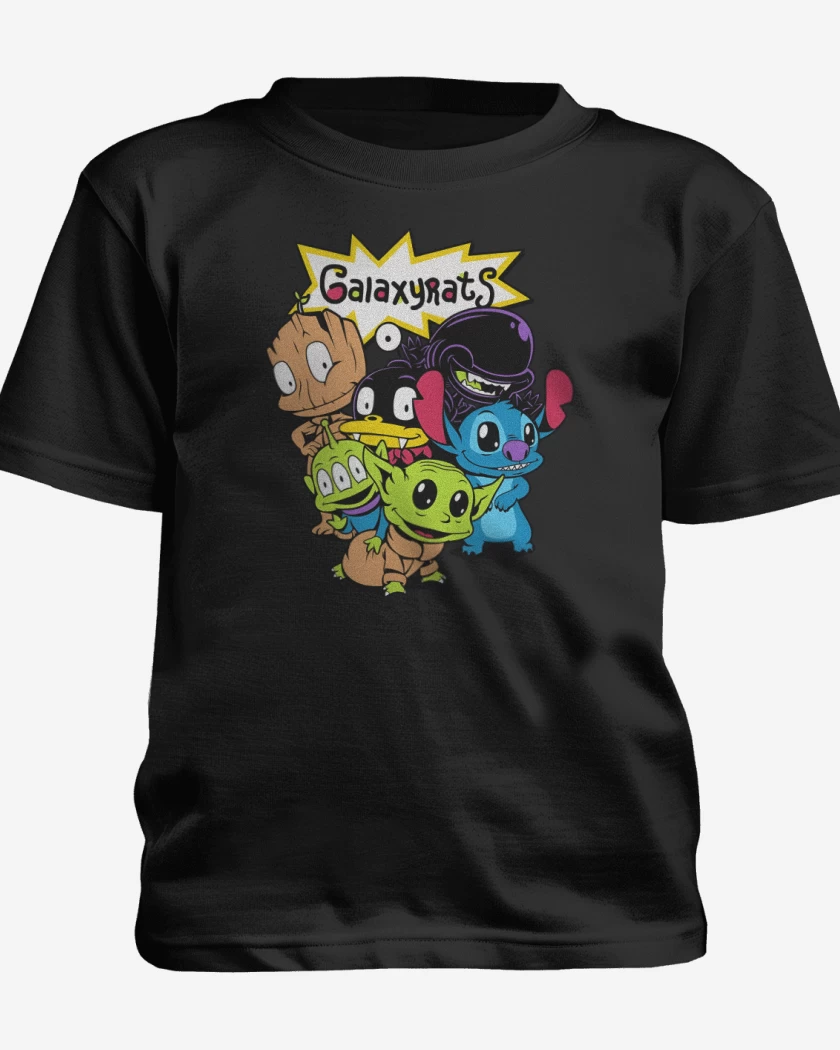 Polera de niño Negro de Galaxyrats