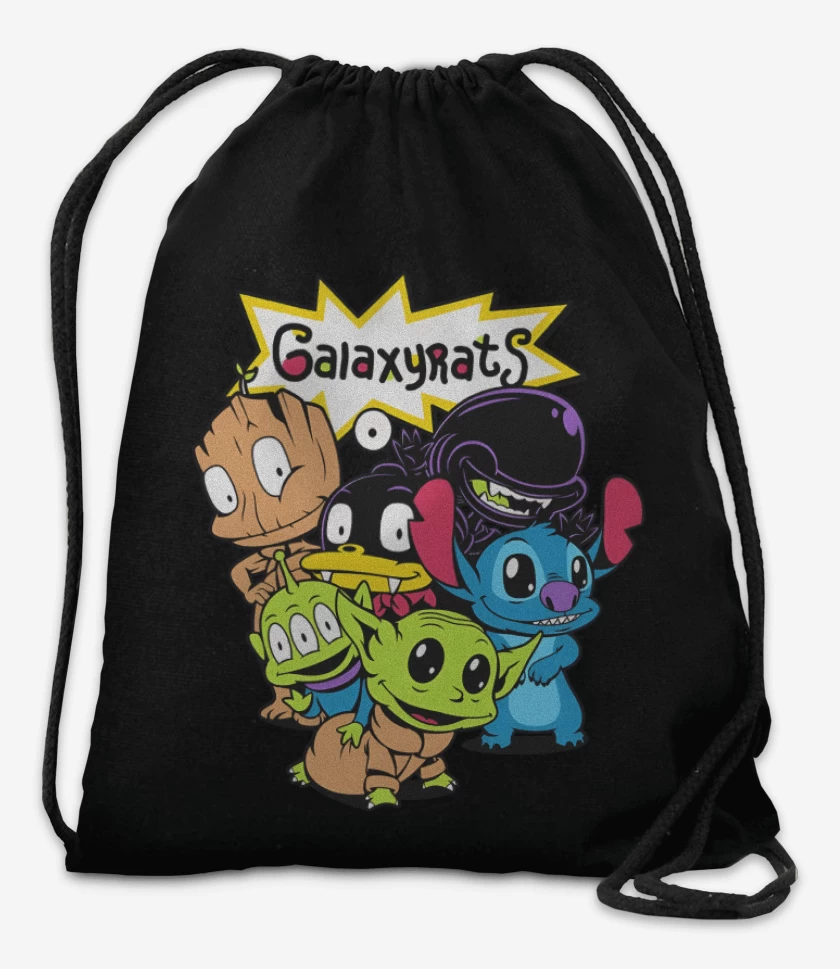 Mochila Negro de Galaxyrats