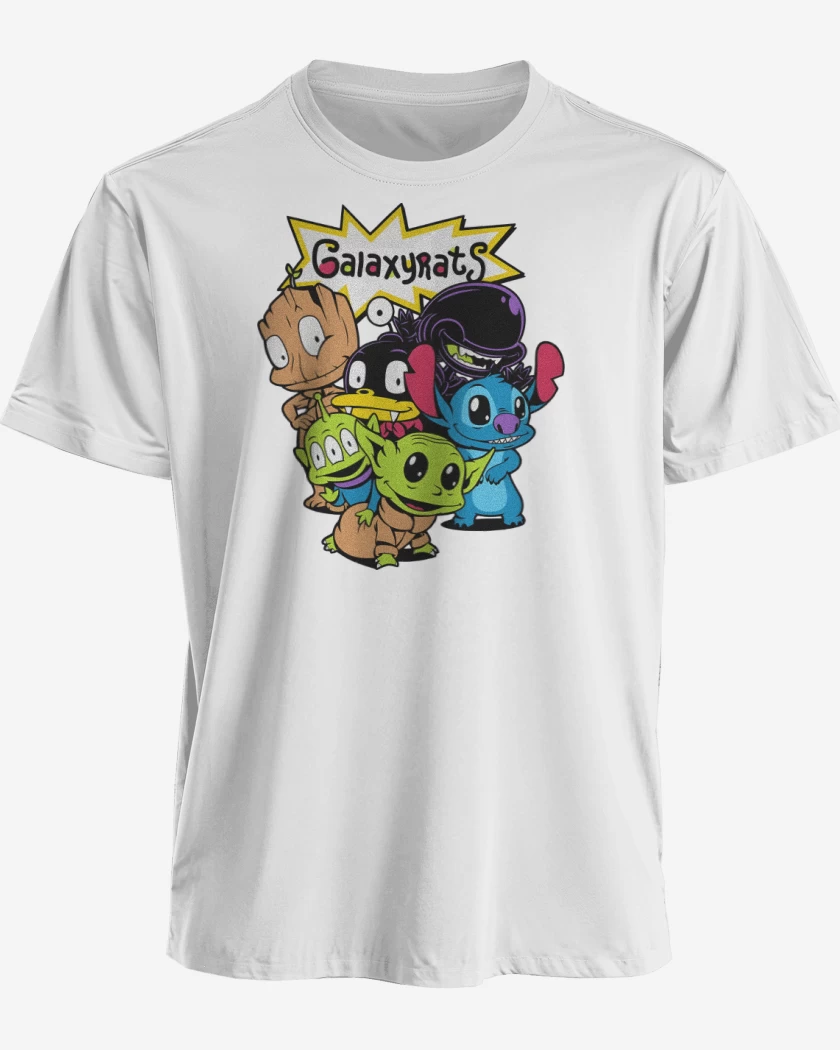 Polera premium Blanco de Galaxyrats