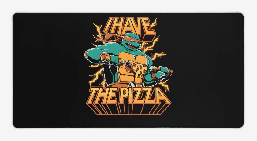 Mouse pad Gamer Negro de I Have THE PIZZA!