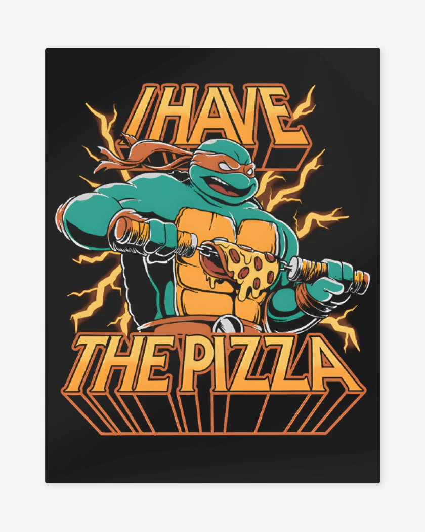 Print metalico Negro de I Have THE PIZZA!