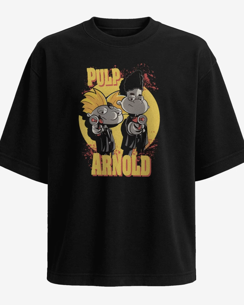 Polera Oversize Negro de Pulp Arnold