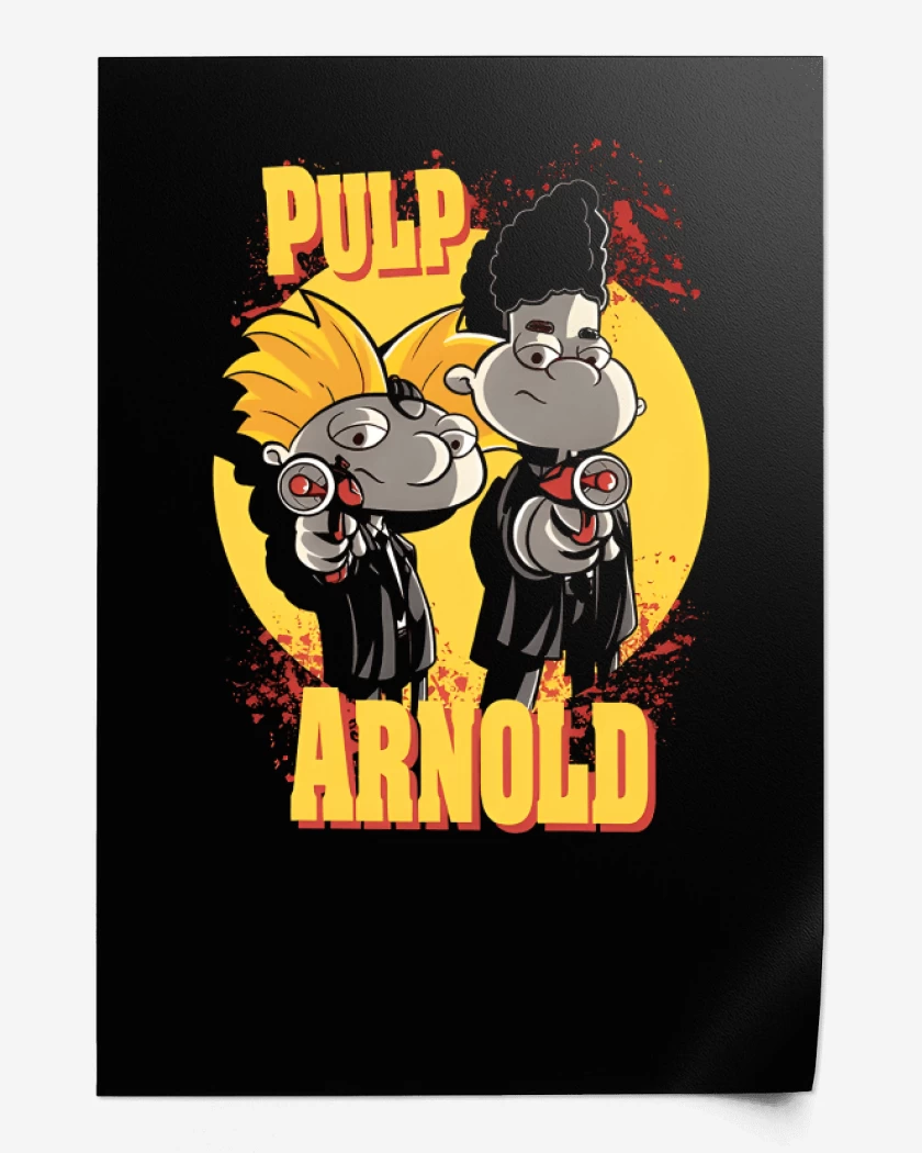 Print Negro de Pulp Arnold