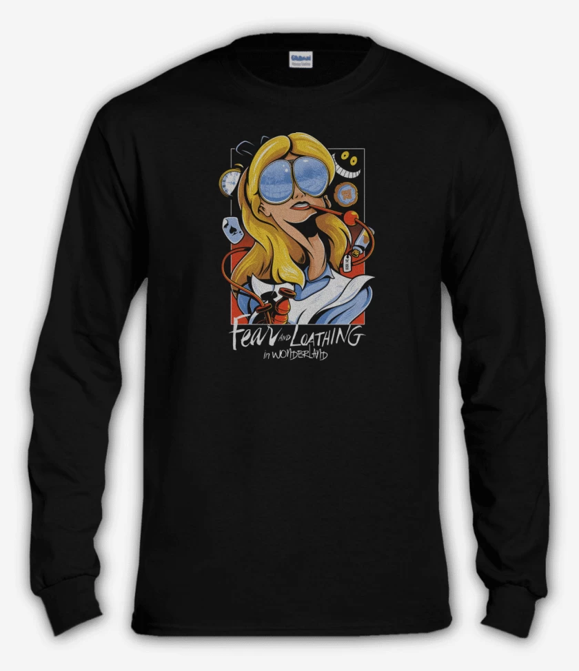 Polera manga larga Negro de Fear And Loathing in Wonderland 