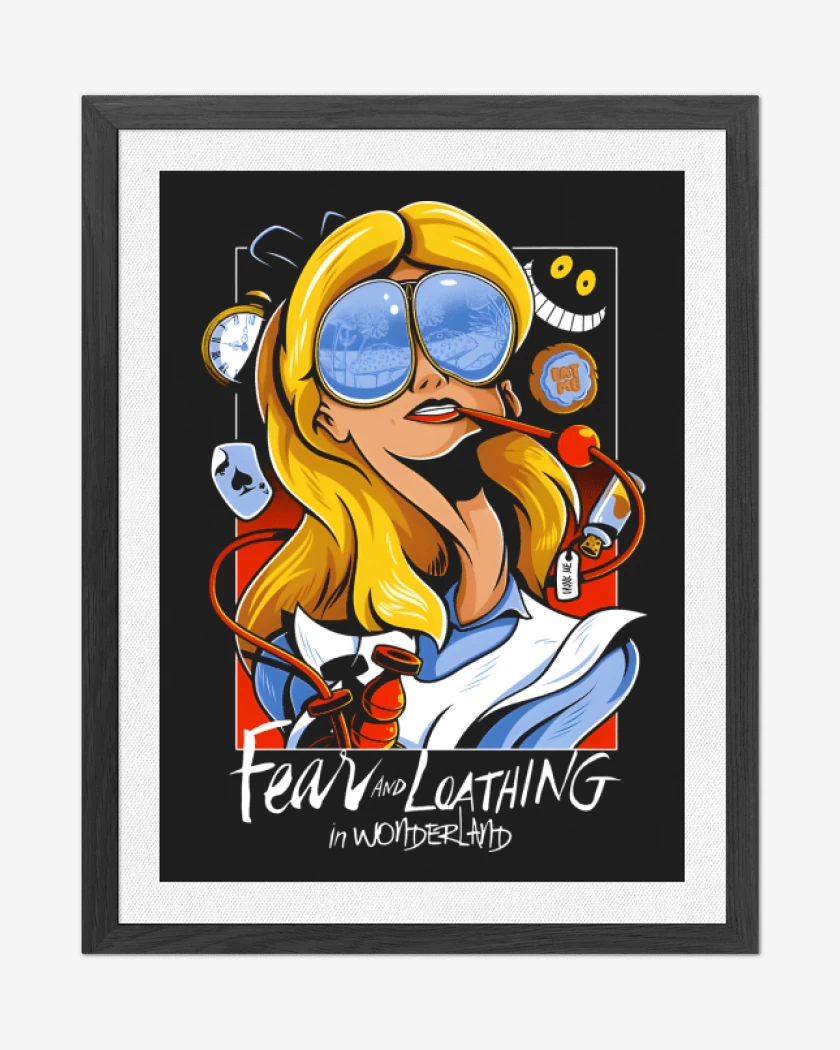 Cuadro decorativo Fear And Loathing in Wonderland 