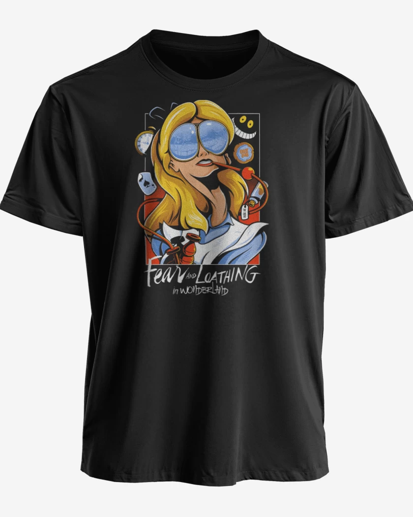 Polera premium Negro de Fear And Loathing in Wonderland 