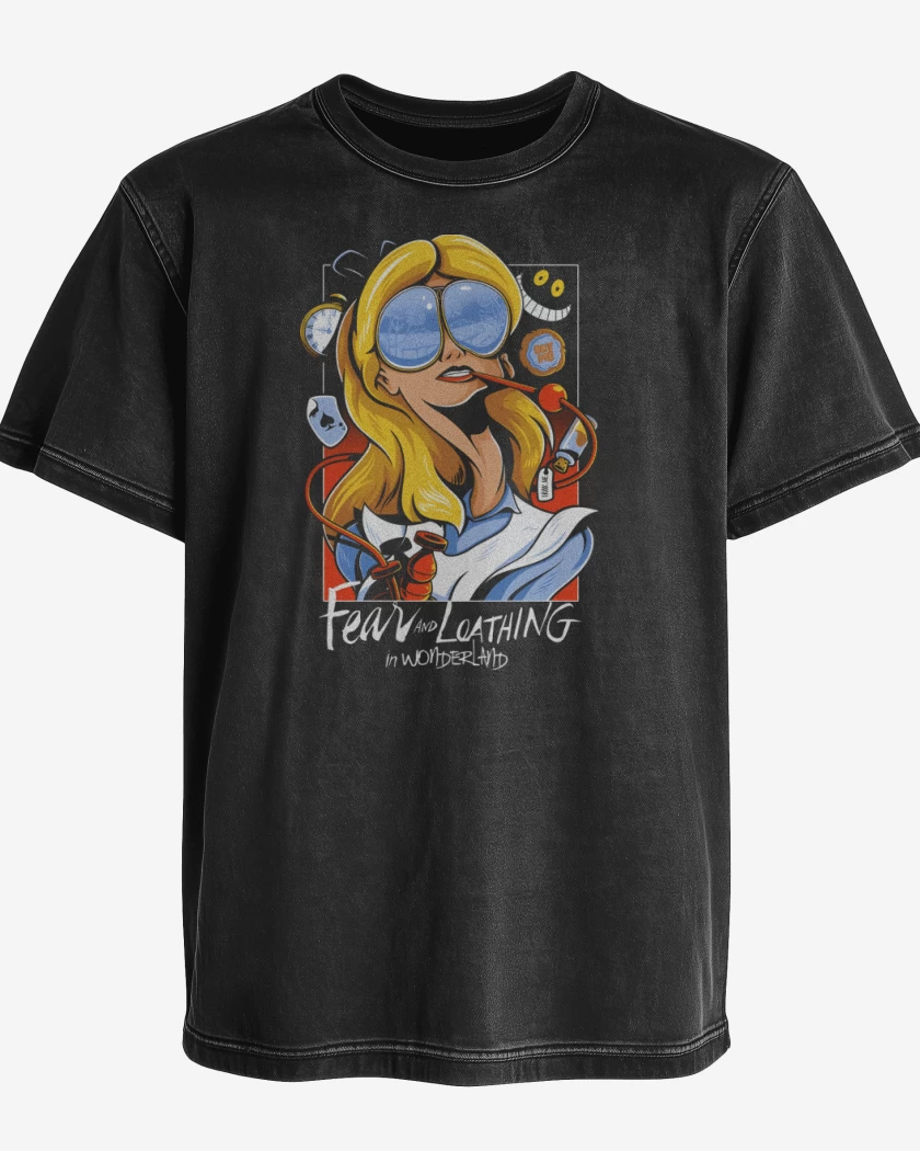 Polera desgastada Fear And Loathing in Wonderland 