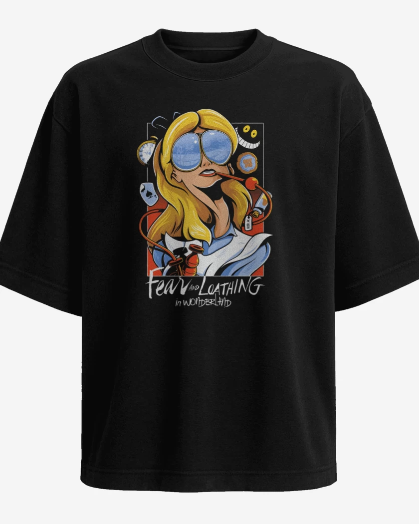 Polera Oversize Fear And Loathing in Wonderland 