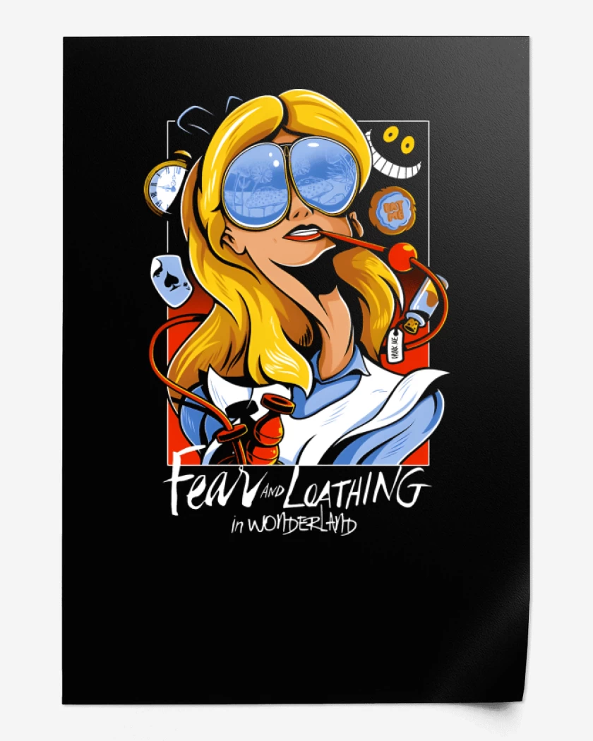 Print Fear And Loathing in Wonderland 