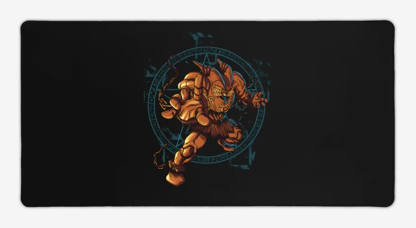 Mouse pad Gamer Negro de Exodia
