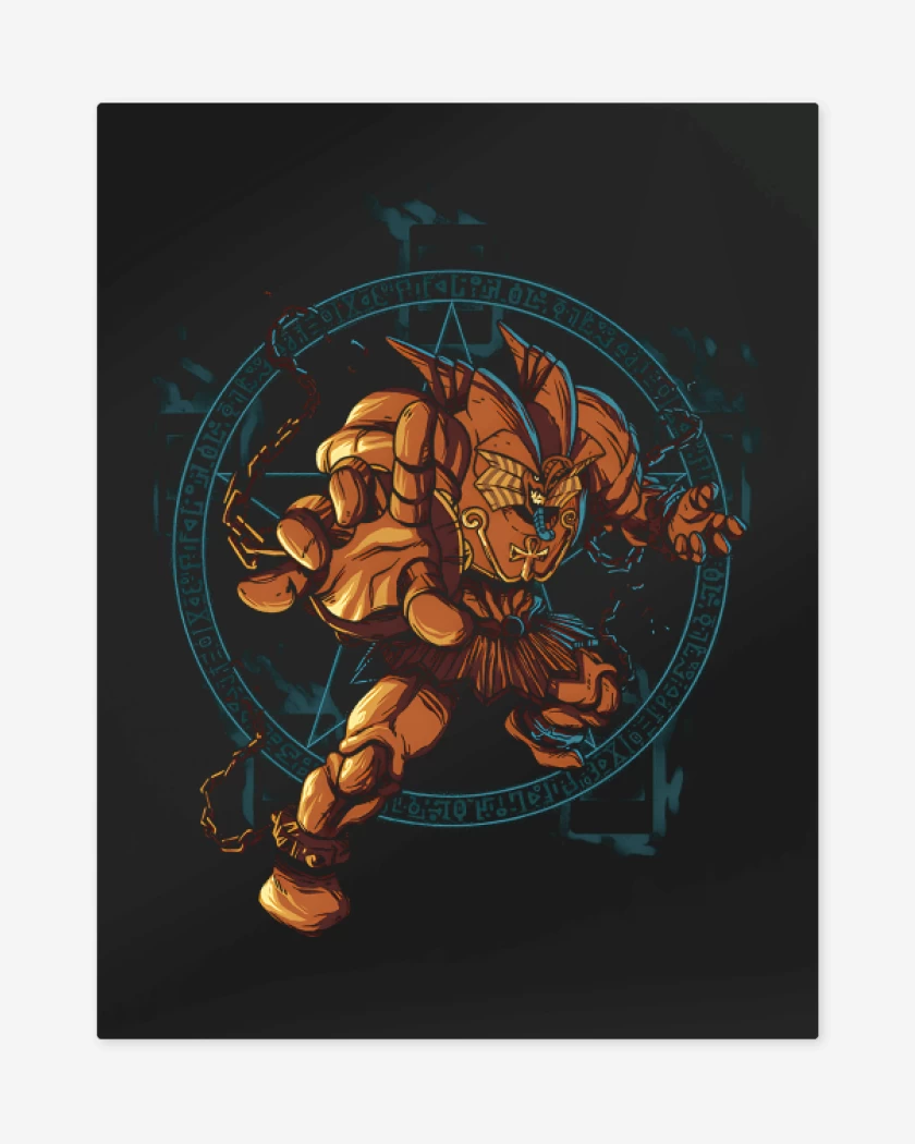 Print metalico Negro de Exodia