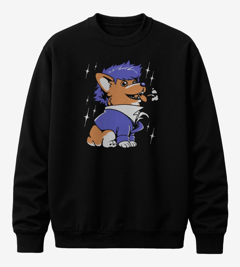 Poleron polo Space Corgiboy