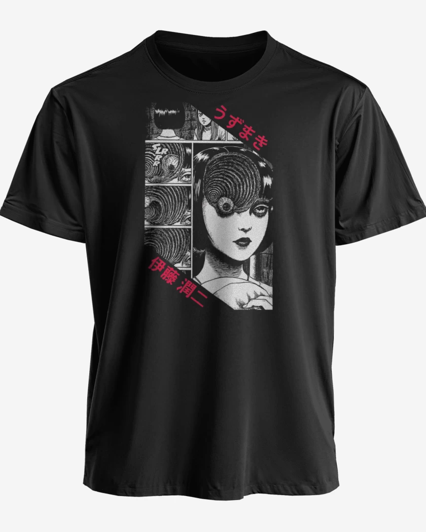 Polera premium Negro de Uzumaki 