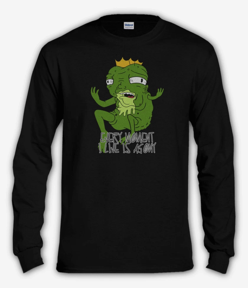 Polera manga larga Negro de Every Moment I Live is Agony