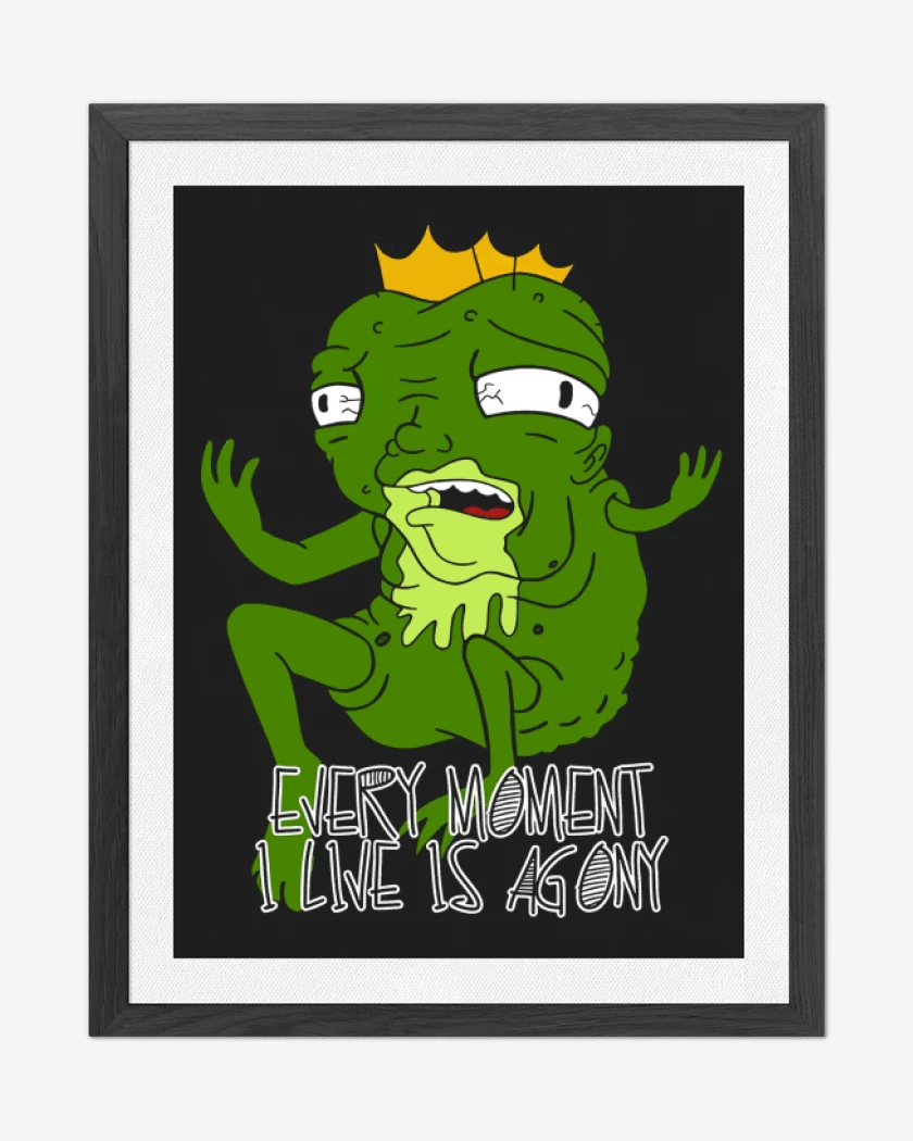 Cuadro decorativo Every Moment I Live is Agony