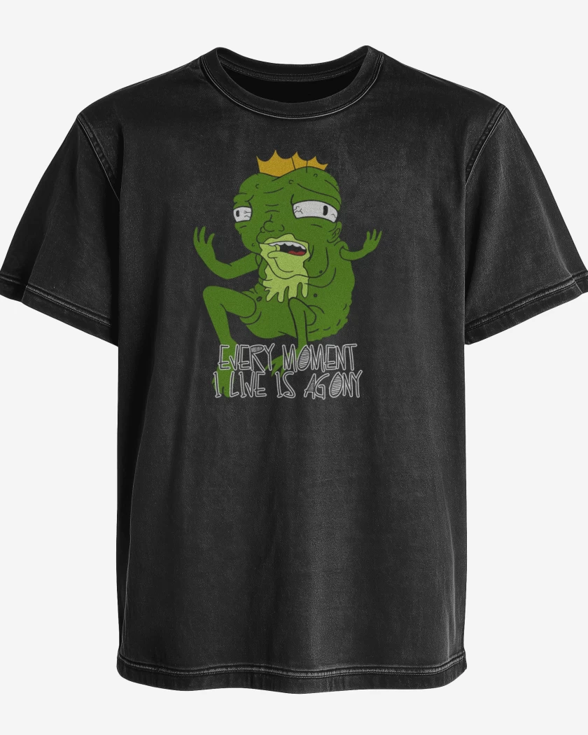 Polera desgastada Negro de Every Moment I Live is Agony