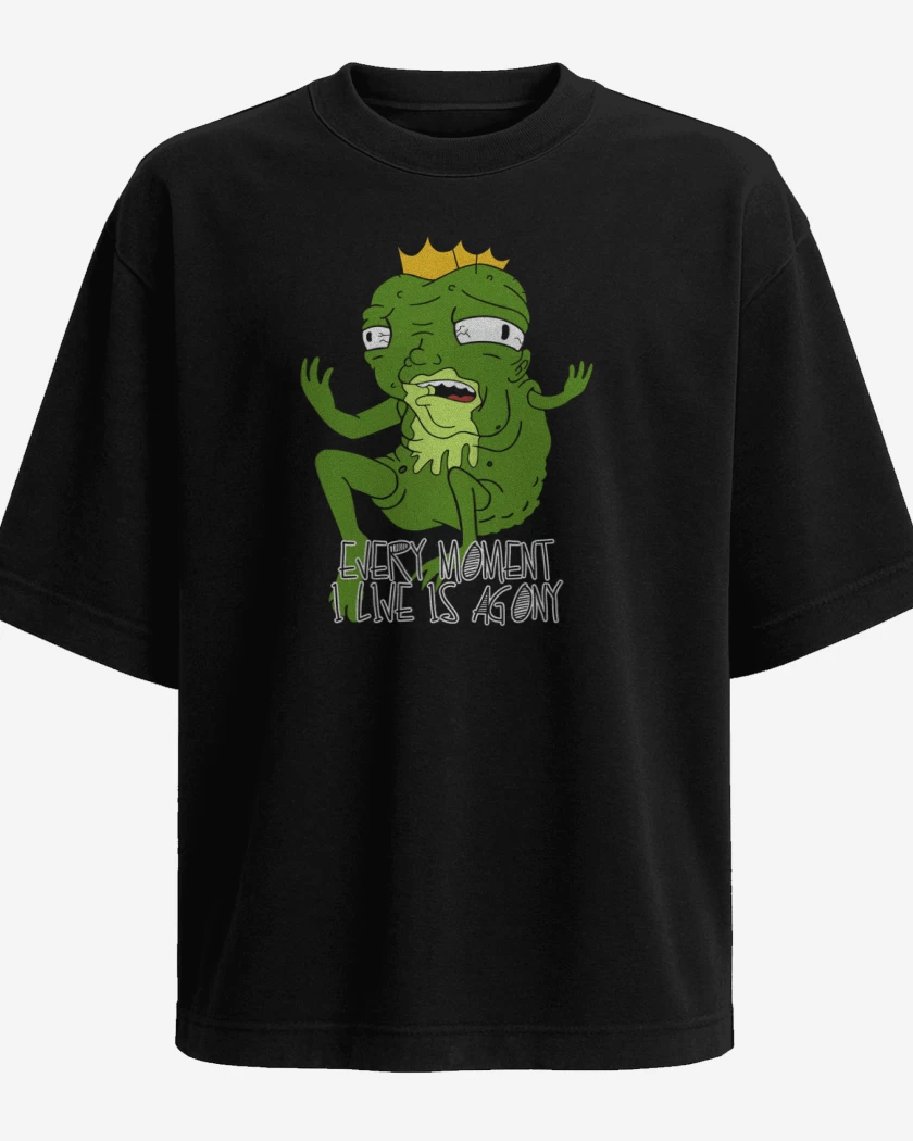 Polera Oversize Every Moment I Live is Agony