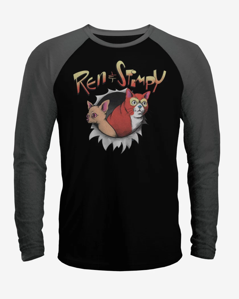 Polera Raglan Original Ren & Stimpy