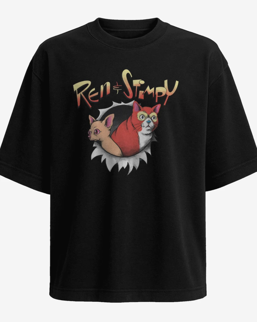 Polera Oversize Original Ren & Stimpy
