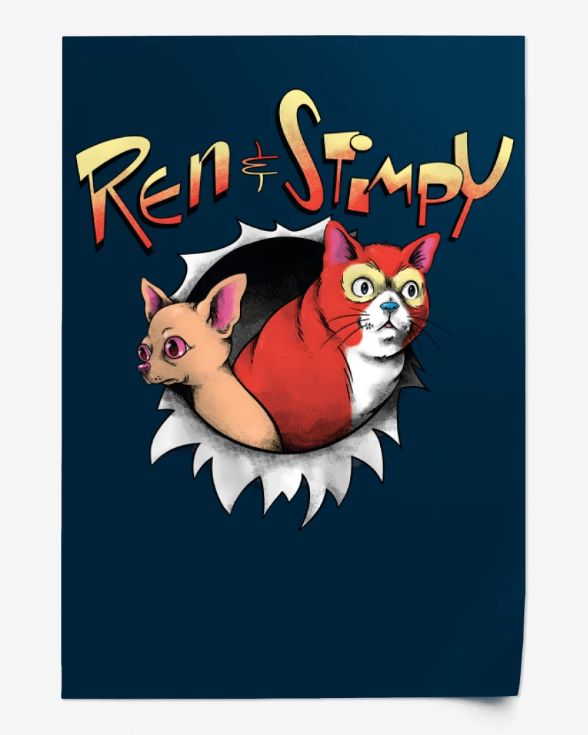 Print Original Ren & Stimpy
