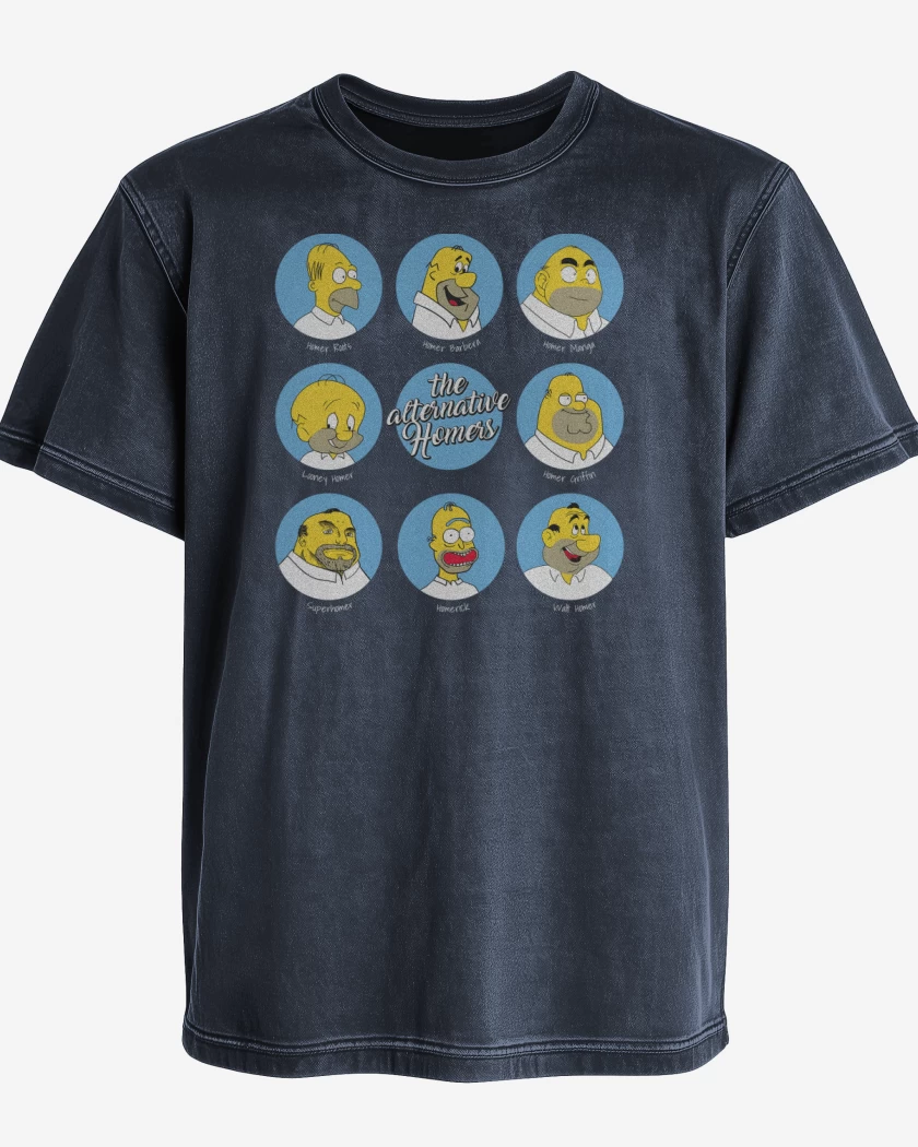 Polera desgastada Homeroverse