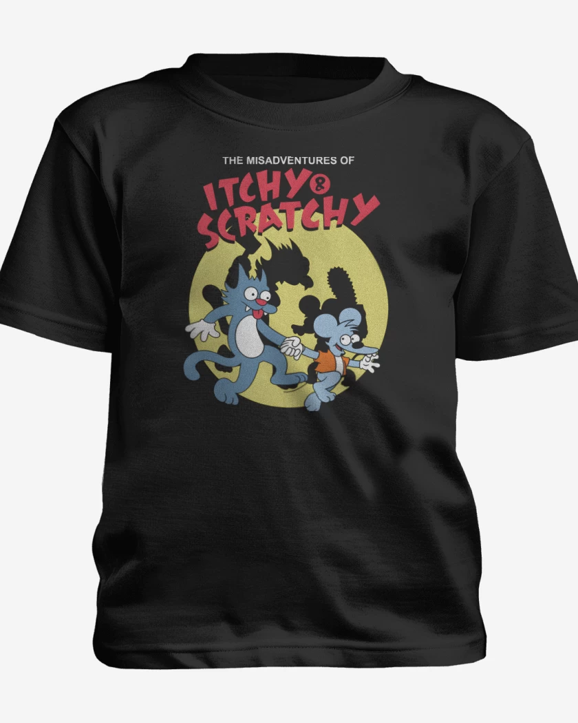 Polera de niño Negro de Las Desventuras de Tomy & Daly