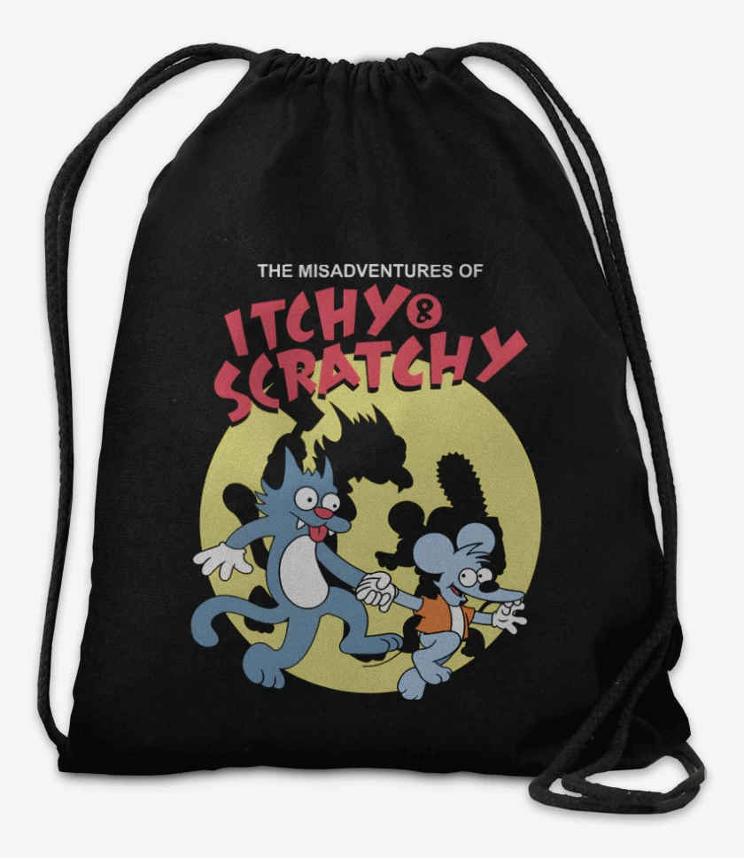 Mochila Negro de Las Desventuras de Tomy & Daly