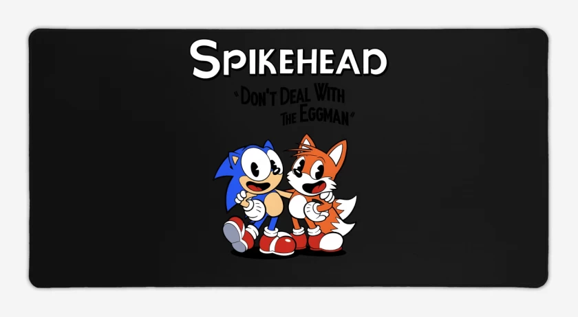 Mouse pad Gamer Negro de Spikehead