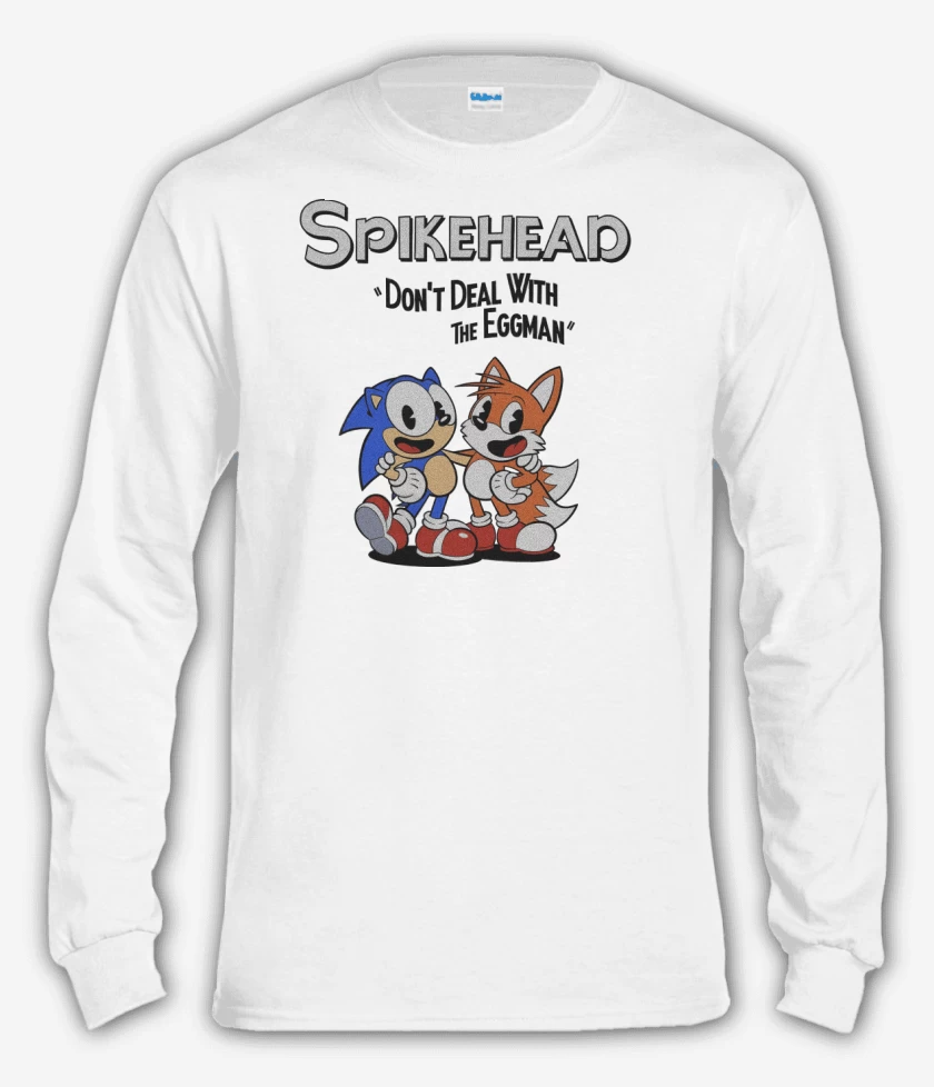 Polera manga larga Blanco de Spikehead