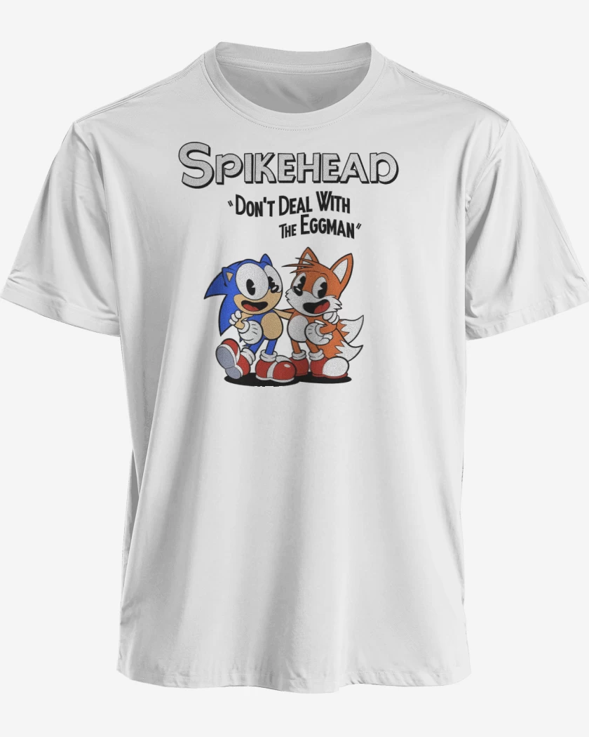 Polera premium Blanco de Spikehead