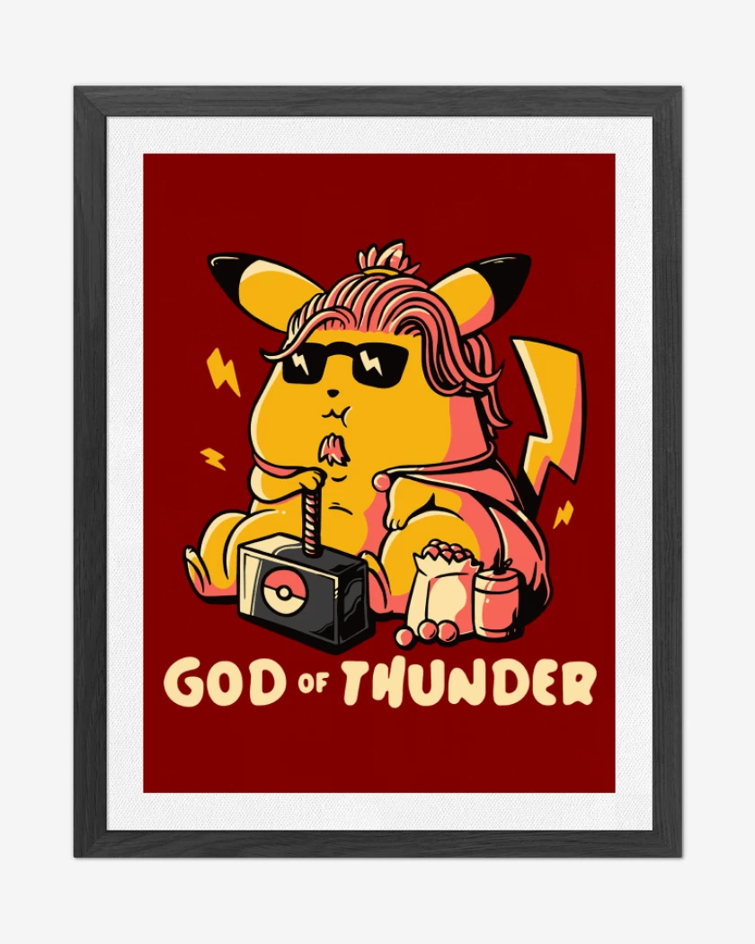 Cuadro decorativo Dios del Trueno