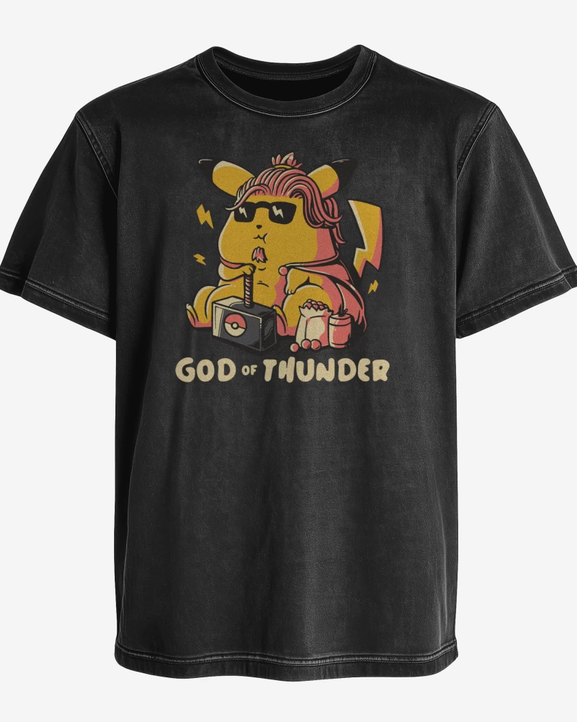 Polera desgastada Dios del Trueno