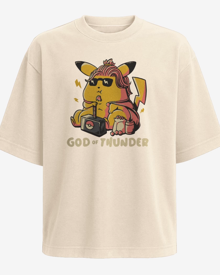 Polera Oversize Dios del Trueno