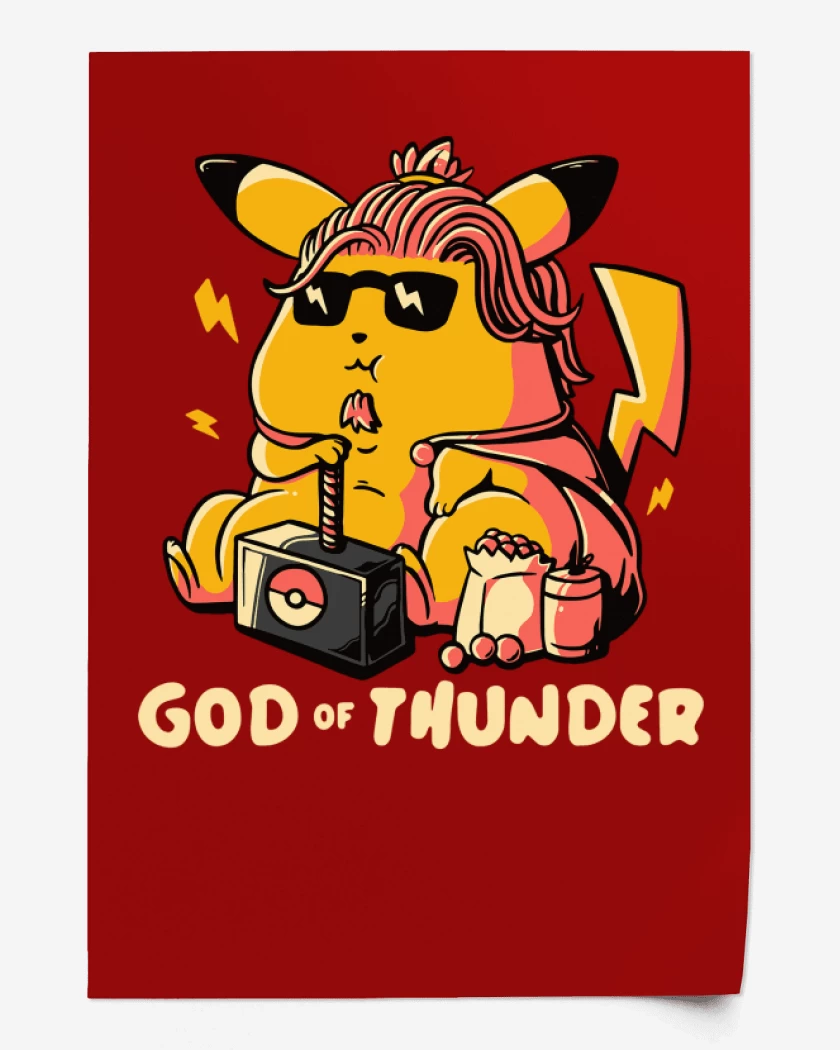 Print Dios del Trueno