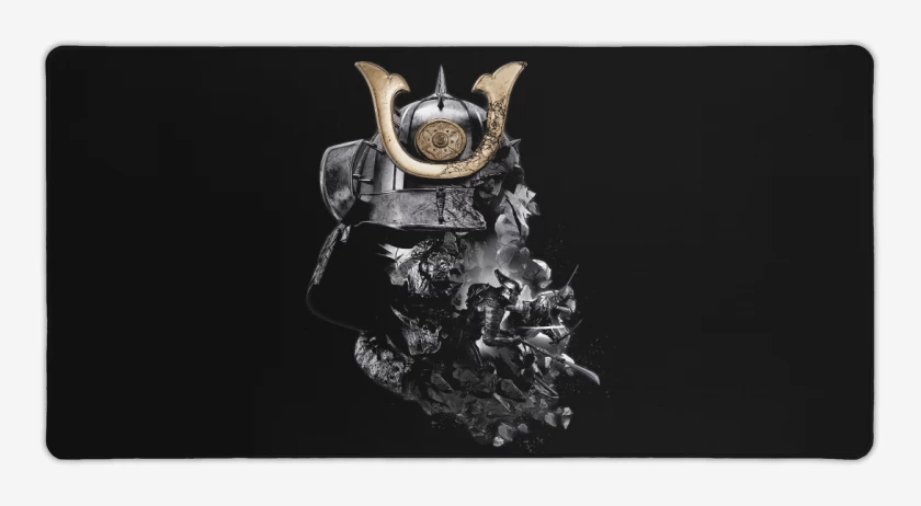 Mouse pad Gamer Negro de Ghost of tushima