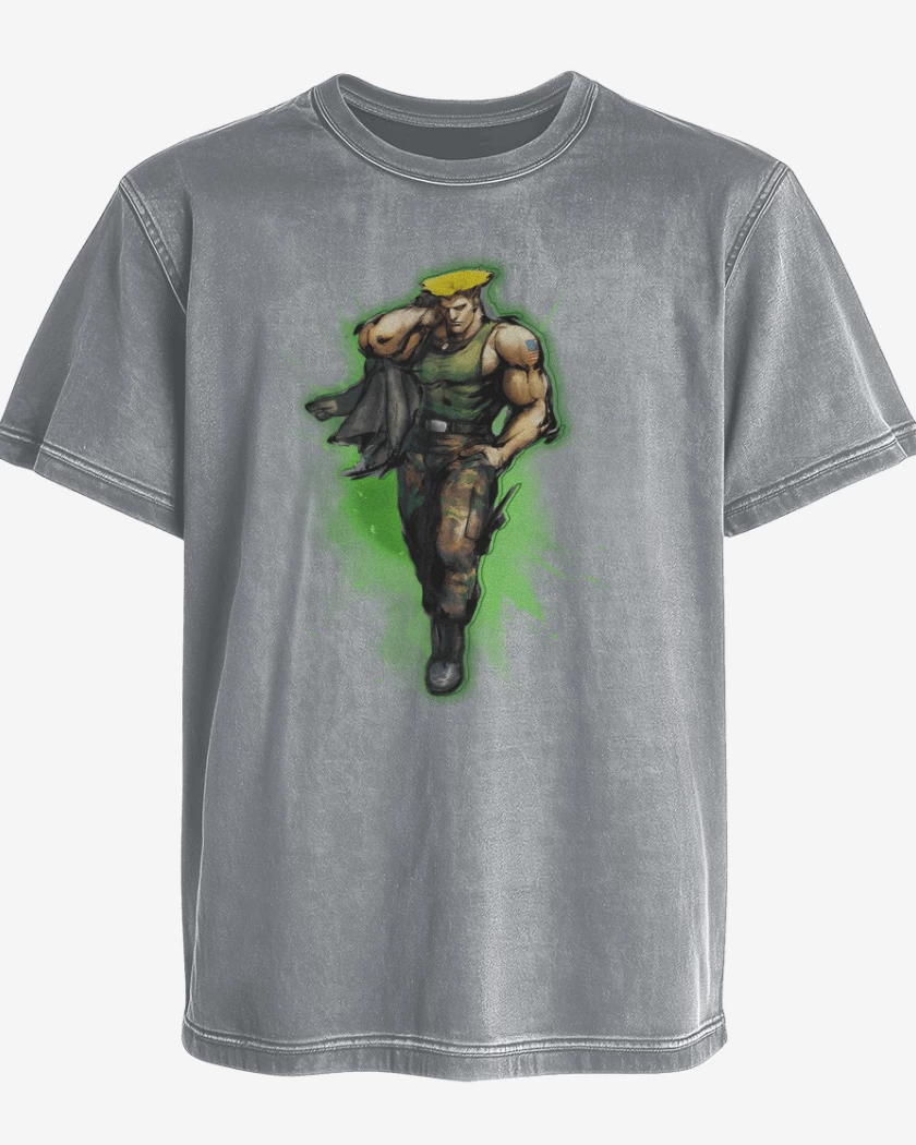 Polera desgastada Guile